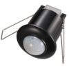 PIR bewegingssensor met schemerschakelaar - 360° - Opbouw - 6 meter bereik - Maximaal 300 Watt - IP20 voor binnen - Zwart | HOFTRONIC