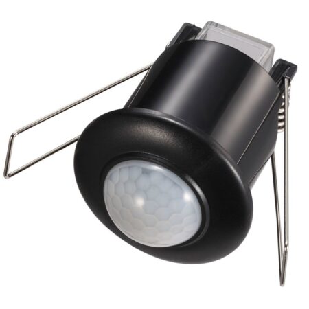 PIR bewegingssensor met schemerschakelaar - 360° - Opbouw - 6 meter bereik - Maximaal 300 Watt - IP20 voor binnen - Zwart | HOFTRONIC