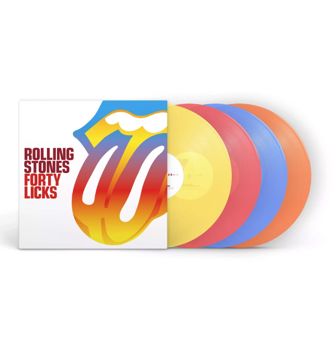 PRE-ORDER Rolling Stones - Forty Licks (Gekleurd Vinyl) 4 (LP) | Fiftiesstore
