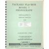 Packard PLA-MOR Model 7 Jukebox Service Manual | The Dutch Pickers