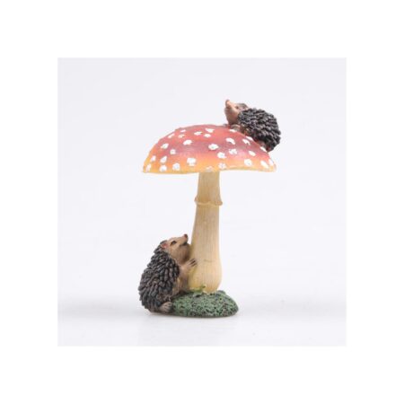 Paddenstoel met egel 7x6