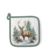 Pannenlap Winter stag white 20x20cm | Ambiente