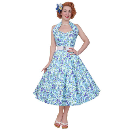 Pansy Dress Blue-36 (NL) /10 (UK) | 39% korting | Vivien of Holloway
