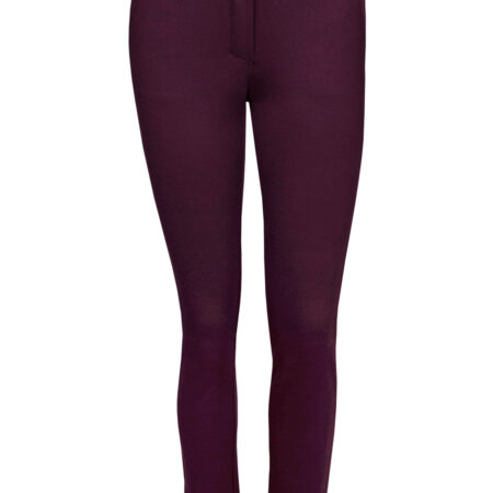 Pantalon Susan Stretch Aubergine | Fashionize