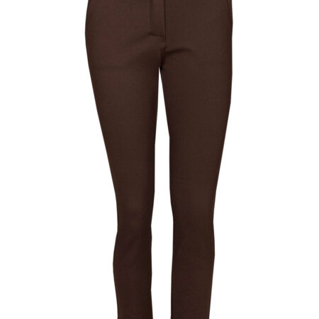 Pantalon Susan Stretch Donkerbruin | Fashionize