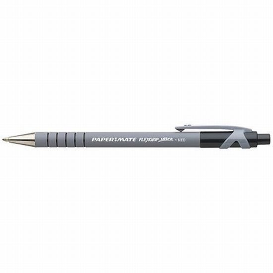 Paper Mate Balpen Flexgrip Ultra Retract Black Medium Point | Verhaak