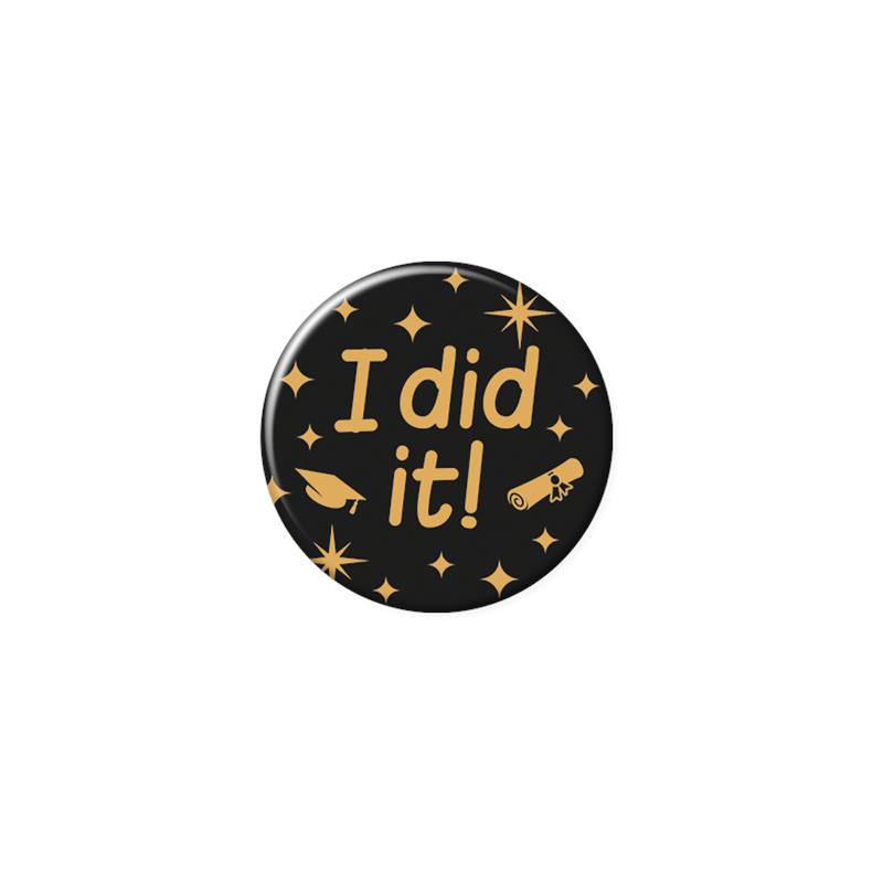 Paperdreams Button - I did it | Paperdreams