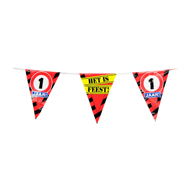 Paperdreams Party Vlag - 1 jaar | Paperdreams