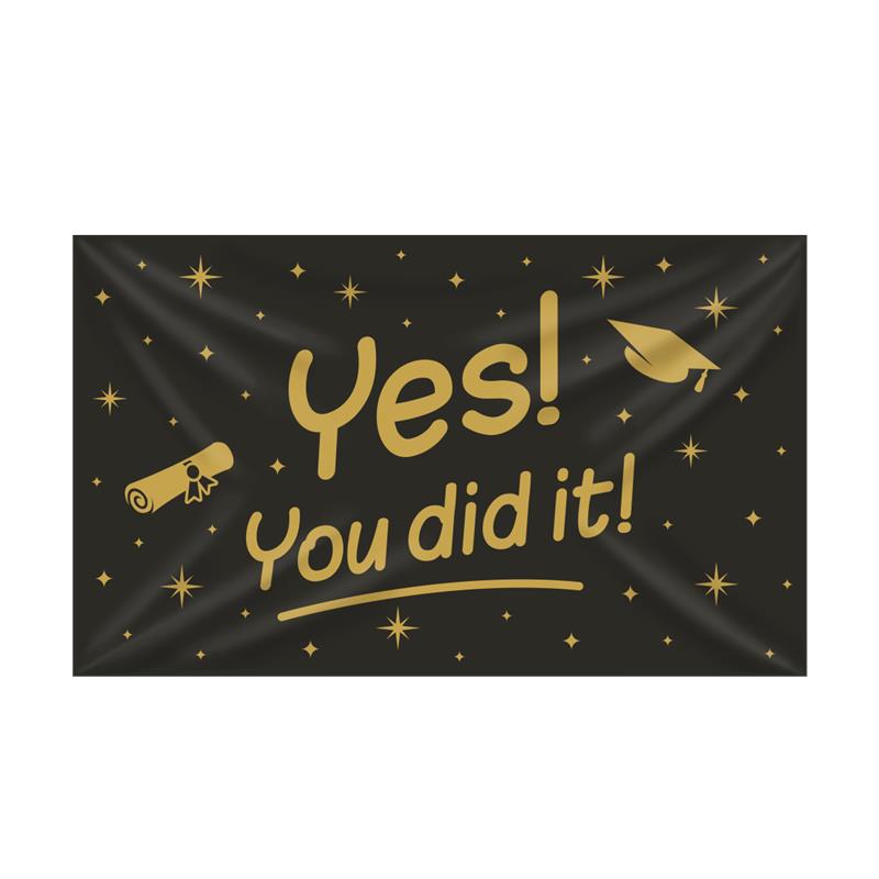 Paperdreams XXL Gevel vlag - You did it! | Paperdreams