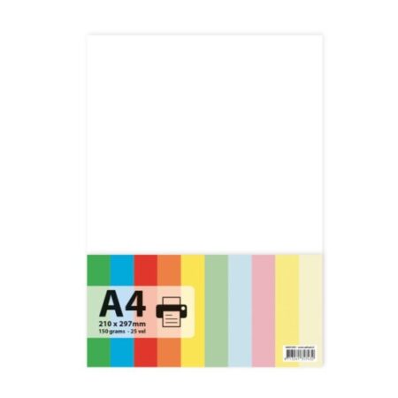 Papier A4 150 gram Wit 25 vel |