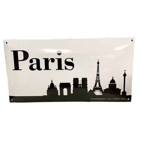 Parijs Emaille Bord - 50 x 25cm | Fiftiesstore