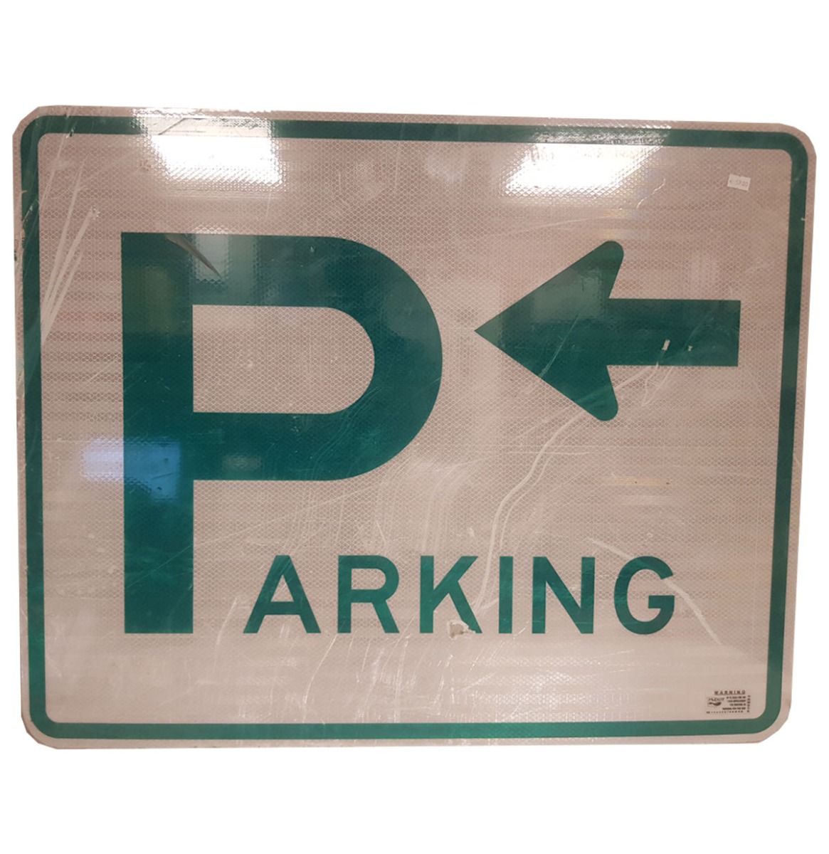 Parking Left Arrow Metalen Straatbord - Origineel | The Dutch Pickers