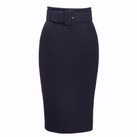 Passy Woolen Skirt Black-S | 43% korting | VON 50