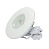Pavo LED inbouwspot Plat (meubelspot) - 3W 300 Lumen - 2700K warm wit - Lage inbouwdiepte - Dimbaar - Rond - Voor binnen - Wit | HOFTRONIC