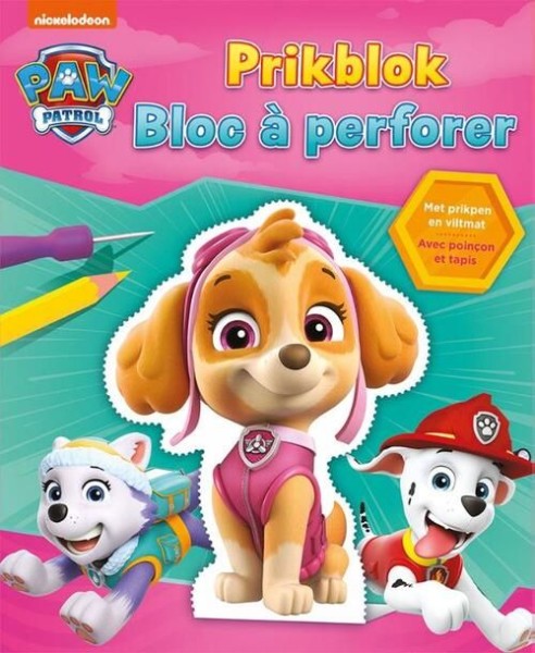 Paw Patrol Prikblok (roze) | Deltas