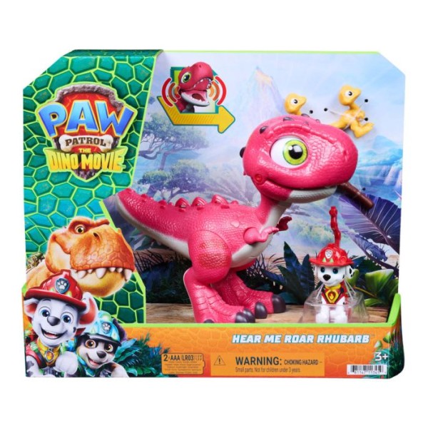Paw Patrol The Dino Movie Hear Me Roar Rhubarb & Marshall | Spinmaster