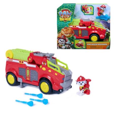 Paw Patrol The Dino Movie Marshall's Dino Rescue Fire Truck | Spinmaster