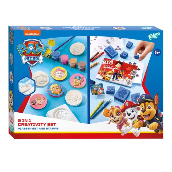 Paw Patrol Totum 2in1 Gips En Stempels | Totum