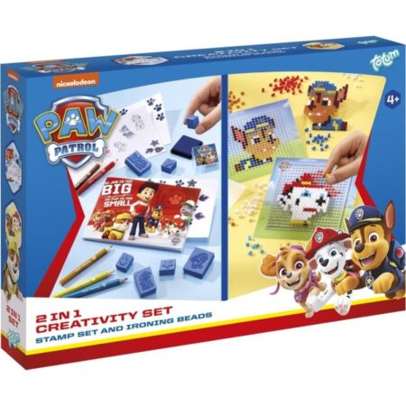 Paw Patrol Totum 2in1 Strijkkralen En Stempels | Totum