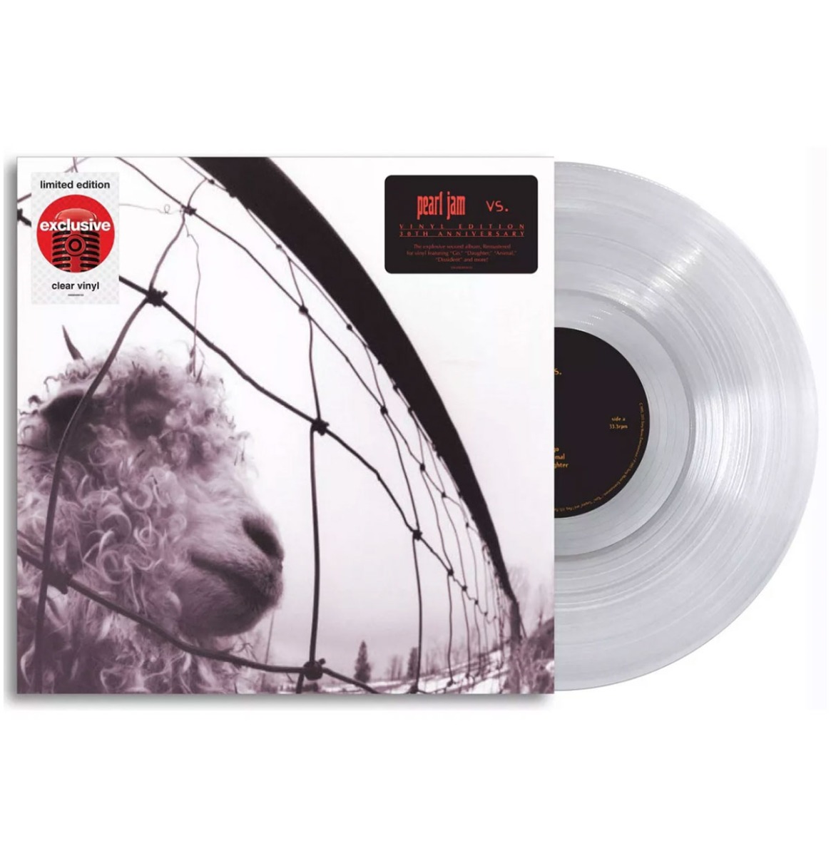 Pearl Jam - Vs.: 30th Anniversary (Doorzichtig Vinyl) (Target Exclusief) (LP) | Fiftiesstore