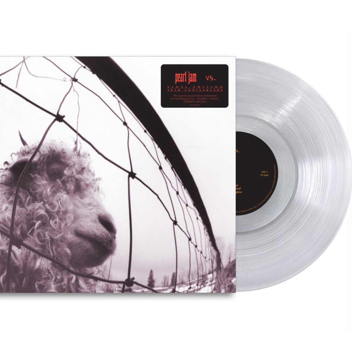 Pearl Jam - Vs. (Transparant Vinyl) (LP) | Fiftiesstore