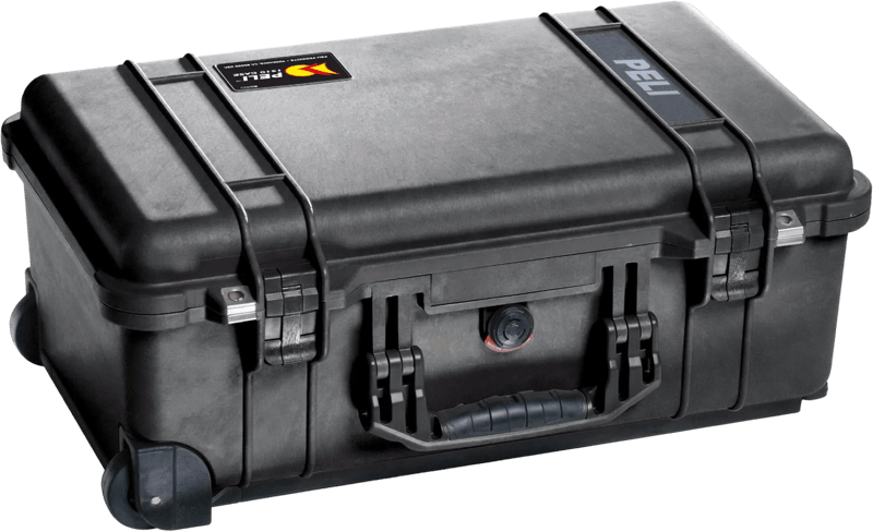 Peli 1510 Protector Case Zwart Trolley met plukschuim