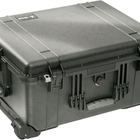 Peli 1610 Protector Case Zwart Trolley met plukschuim