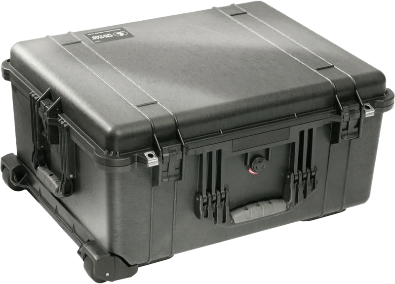 Peli 1610 Protector Case Zwart Trolley met plukschuim