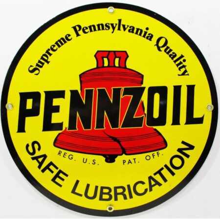 Pennzoil Emaille Bord 12" / 30 cm | Pennzoil