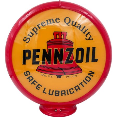 Pennzoil Safe Lubrication Logo Benzine Pomp Bol - Kunststof Lenzen | Pennzoil