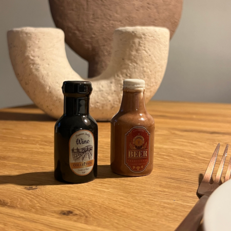 Peper en zoutstel 'bier en wijn' | OUT OF THE BLUE