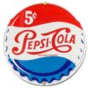 Pepsi-Cola Flessendop Emaille Bord - 20 cm ø | Pepsi