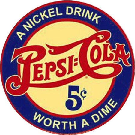 Pepsi-Cola Metalen Bord 60 cm | Pepsi