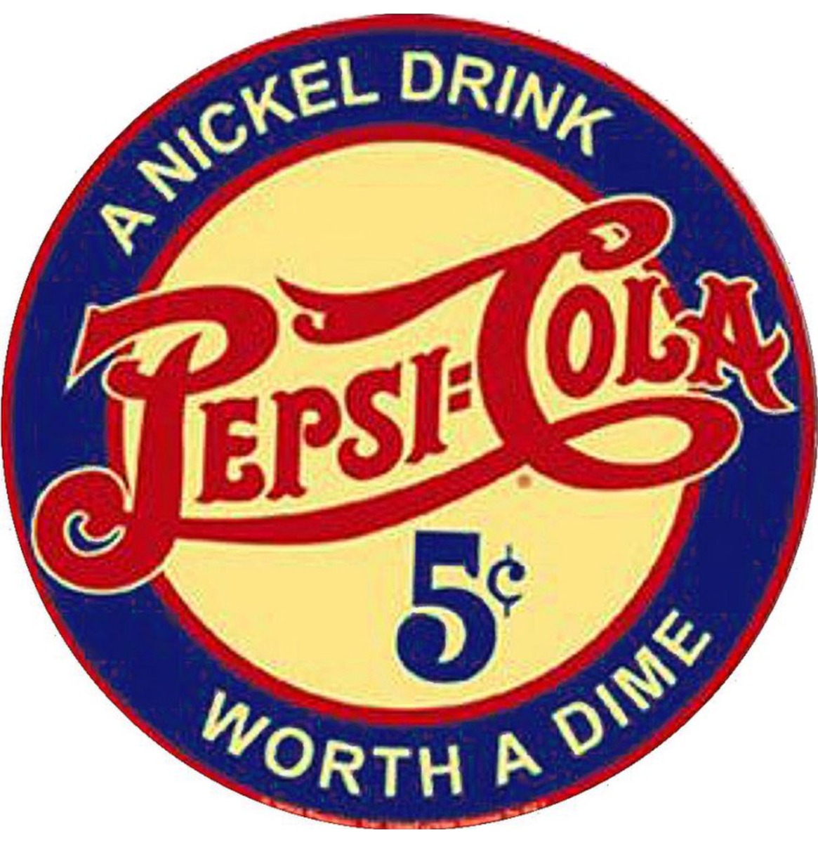 Pepsi-Cola Metalen Bord 60 cm | Pepsi