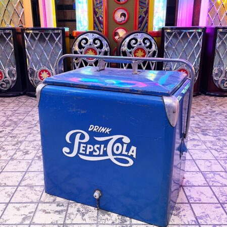 Pepsi Cola Vintage Metalen Koelbox - Origineel Vintage USA | Pepsi