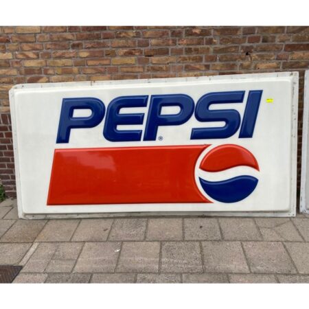 Pepsi Lichtbak Plaat Face 245 x 120 cm Origineel | Pepsi