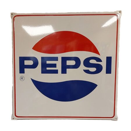 Pepsi Logo Emaille Bord- 50 x 50cm | Pepsi