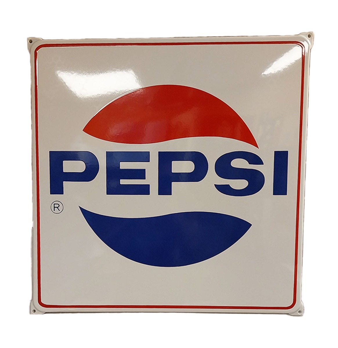 Pepsi Logo Emaille Bord- 50 x 50cm | Pepsi