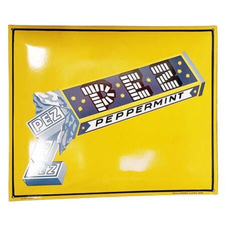 Pez Peppermint Emaille Bord - 60 x 50cm | Pez