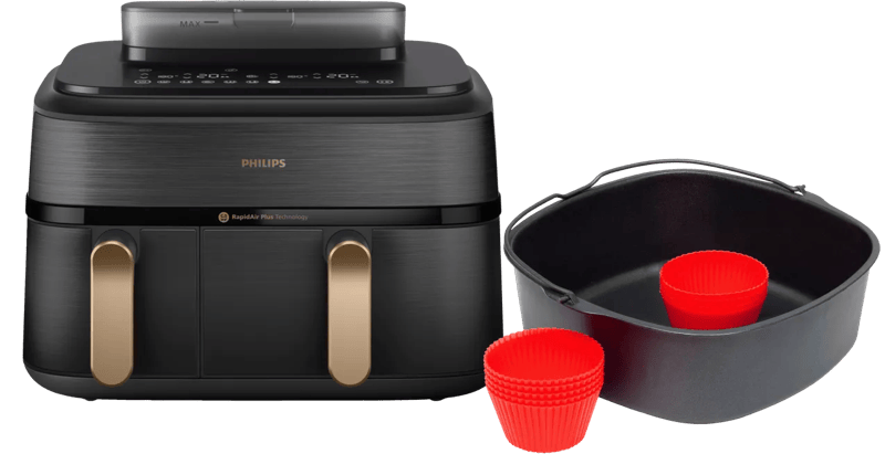 Philips 5000 Series Dual Basket NA552/00 + Bakmeesterset