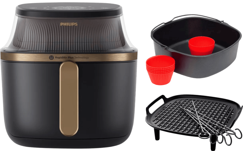 Philips Airfryer XXL 3000 Serie NA342/00 + Grillkit + Bakset