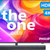 Philips Ambilight 55" PUS9000 QLED 4K (2025) + JBL Bar 2.1 Deep Bass MK2 Zwart