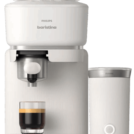 Philips Baristina Bean Swap BAR320/00 Wit + Melkopschuimer