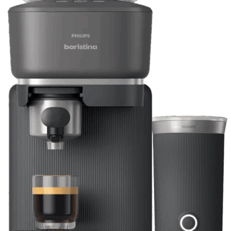 Philips Baristina Bean Swap BAR320/60 Zwart + Melkopschuimer