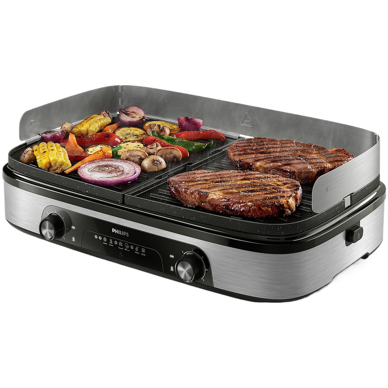 Philips HD6222/90 Steengrill Zwart | Philips