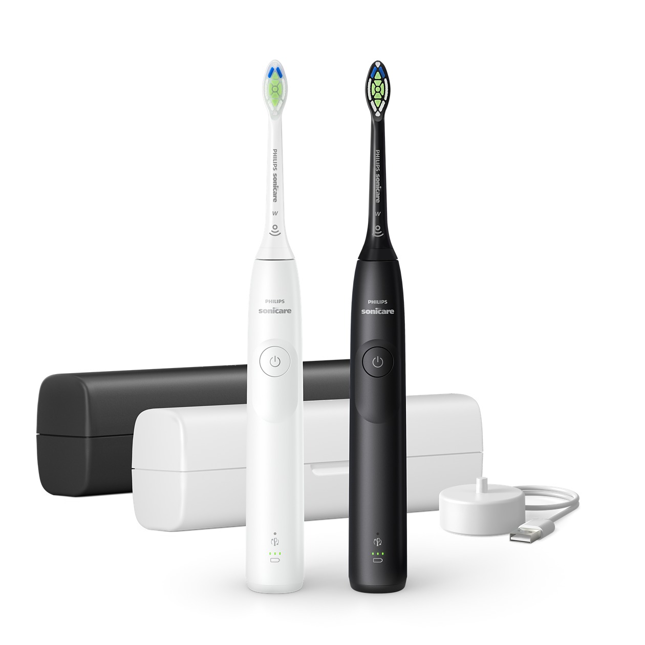 Philips HX7109/01 Duo Sonicare Tandenborstel Zwart | Philips