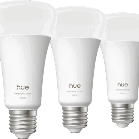 Philips Hue A67 White and Color 1600lm E27 3-Pack