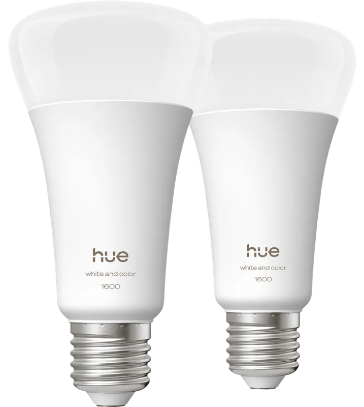 Philips Hue A67 White and Color 1600lm E27 Duo Pack