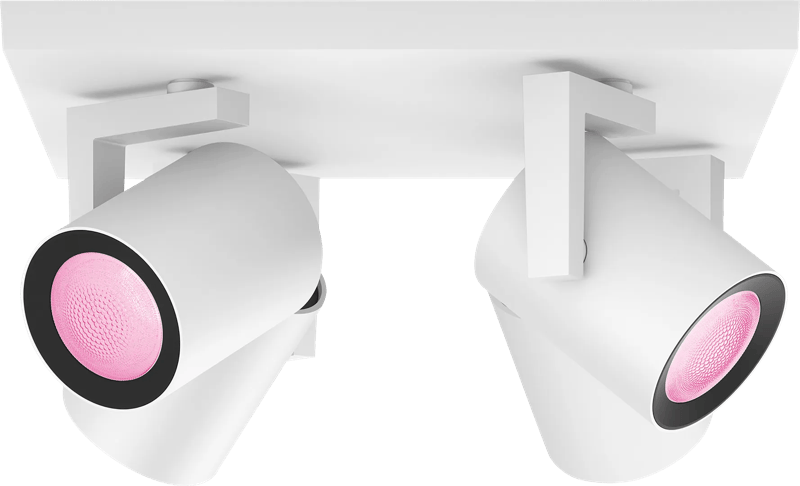 Philips Hue Argenta Opbouwspot White and Color - Wit - 4-spots