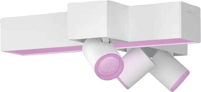 Philips Hue Centris Opbouwspot White and Color - Wit - Kruisvorm - 3-spots